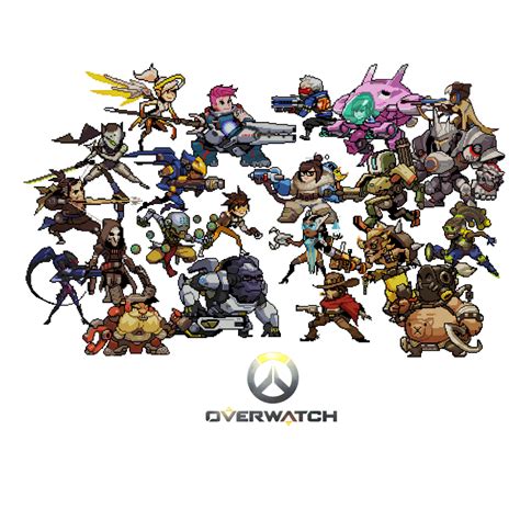 Check out each of the <b>Sprays</b> under and the necessary accomplishment to unlock it. . Overwatch pixel sprays